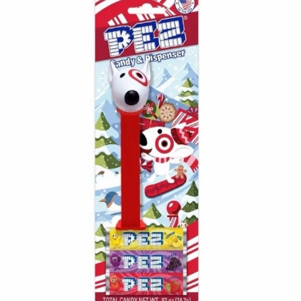 PEZ Kids Candy Dispenser - Red Target Dog